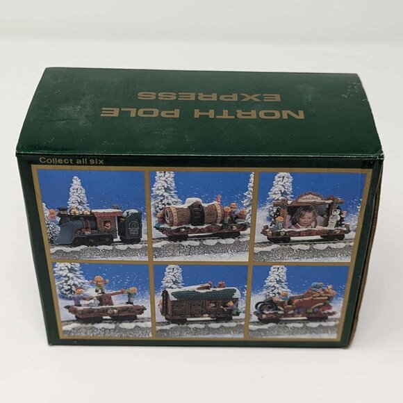 NEW World Bazaar 1995 North Pole Express Bear Train Car Santa's Best Photo Frame - Picture 7 of 7